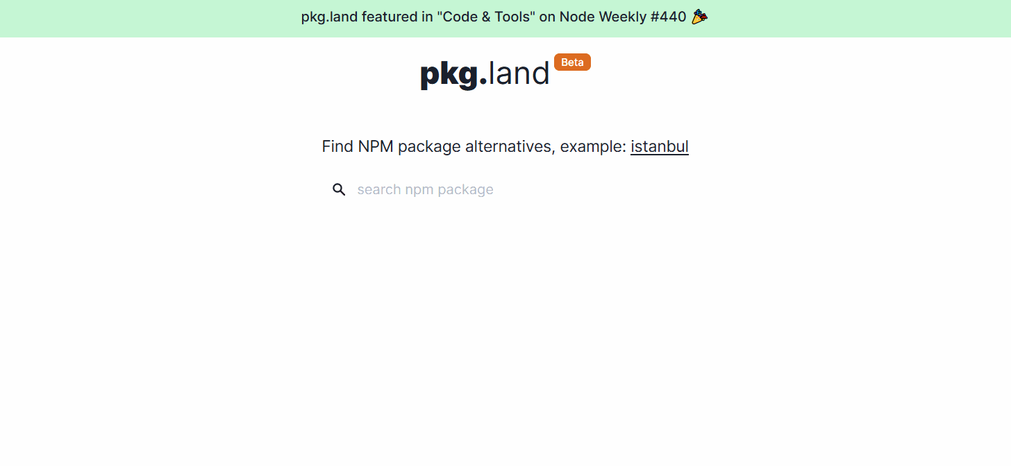 Pkg land demo